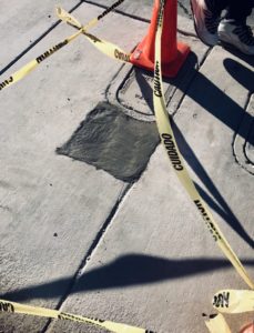 Pipe repair under sidewalk by victorville plumber