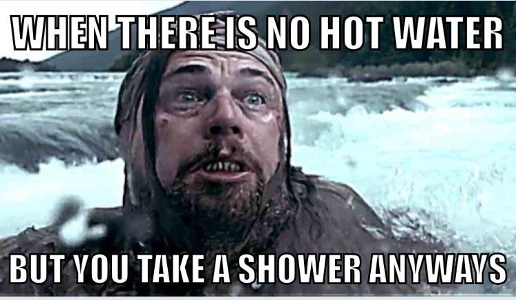 Water heater meme.