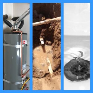 Water heater repair, drains, leaking pipes