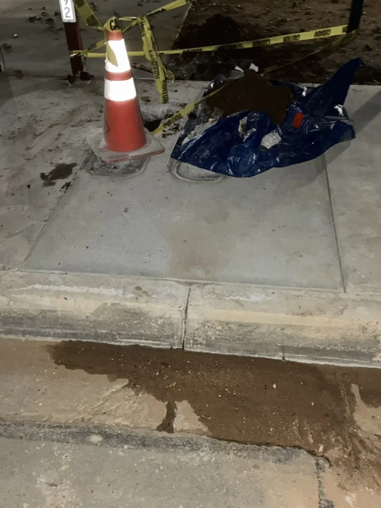 residential water pipe leaks