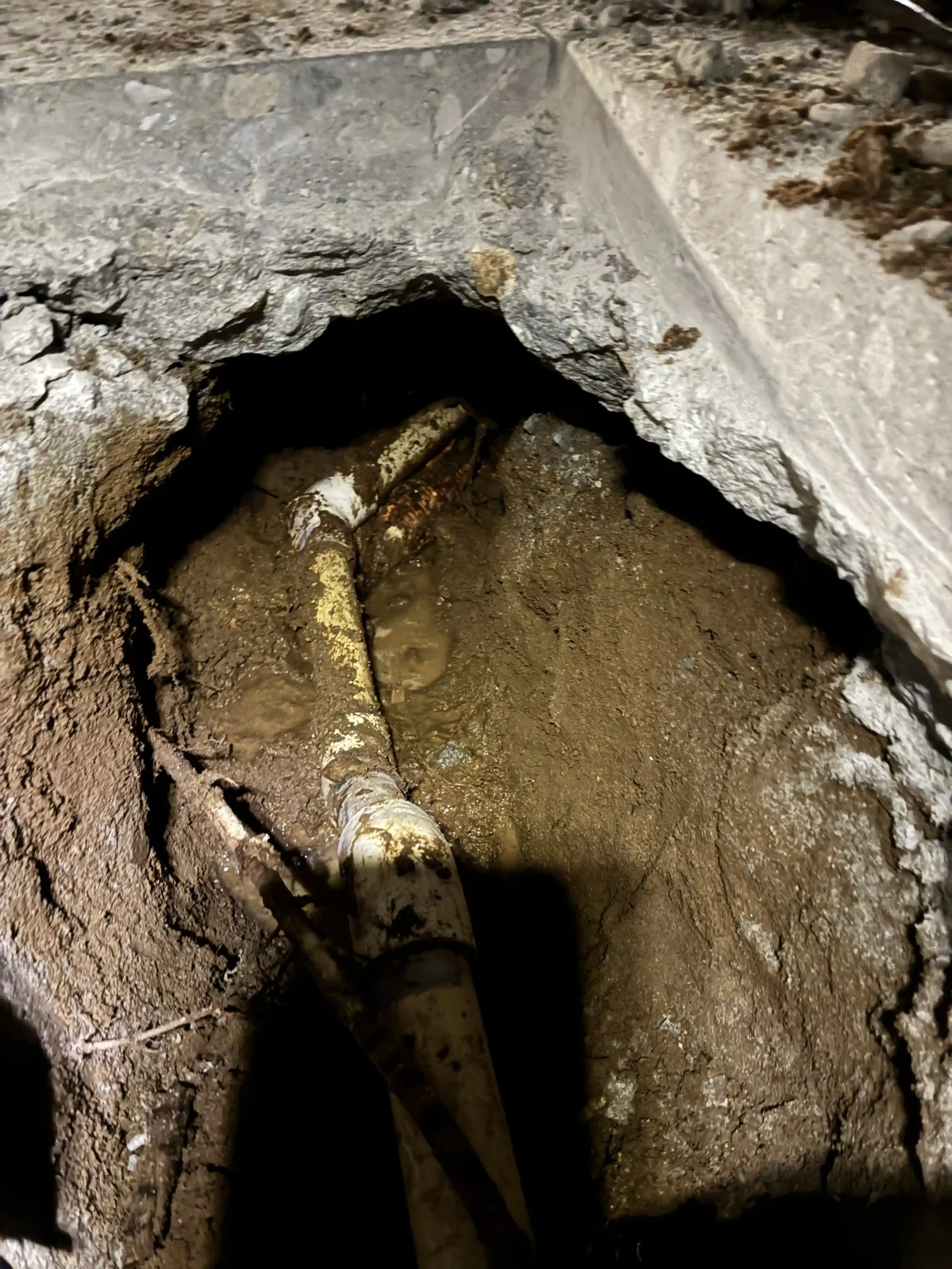 slab leak repair in Hesperia