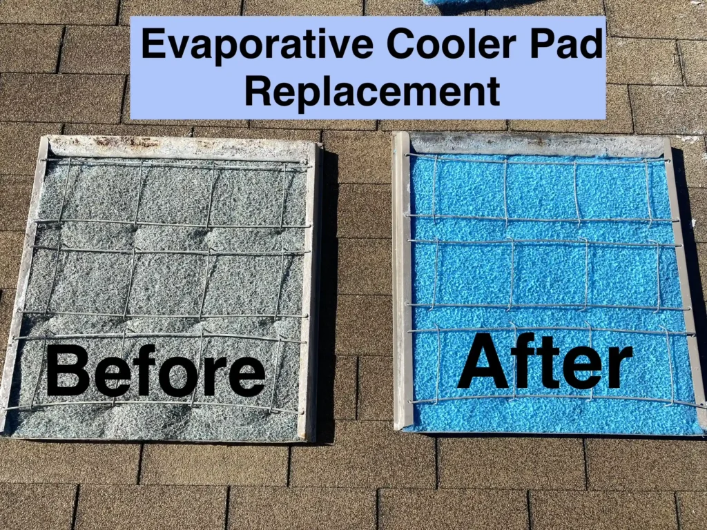 Evaporative cooler pad replacement throughout the Victor Valley