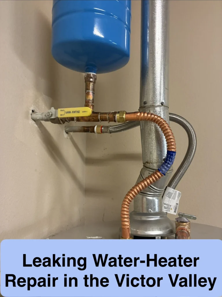 leaking water-heater repair